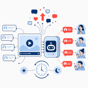 implementi.ai 产品图片 v2 — YouTube 人工智能自动回复
