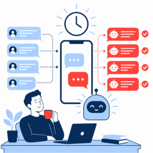 Imagen del producto implementi.ai v2 — Respuesta automática por SMS con IA