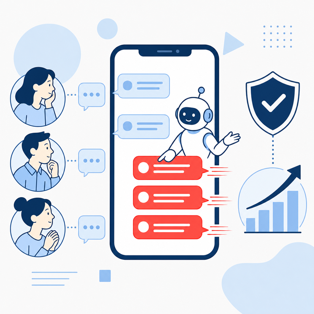 Image du produit implementi.ai v2 — Réponse automatique par IA sur Facebook Messenger