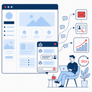implementi.ai-Produktbild v2 – KI-Chat für WordPress