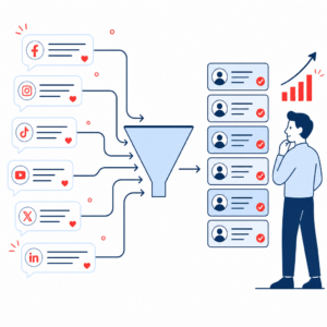 implementi.ai 产品图片 v2 — 利用人工智能将社交媒体评论转化为潜在客户
