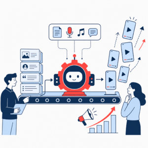 implementi.ai 产品图片 v2 — AI 视频内容生成器