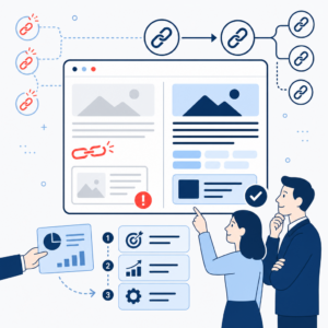 implementi.ai 产品图片 v2 — AI 网站内容健康监测与修复工具