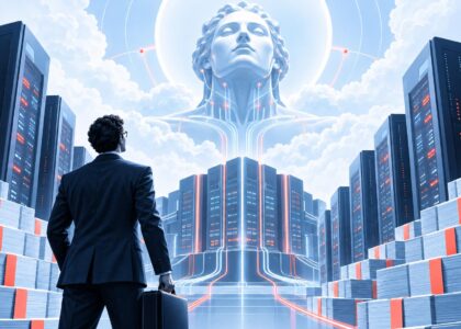 Le document S-1 d’Anthropic dévoile ses dépenses colossales en matière de calcul et ses ambitions en matière d’IA — illustration éditoriale personnalisée sur le thème de la technologie